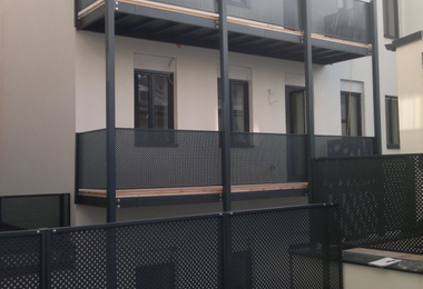 Alimínium korlát Bécs