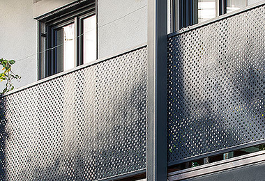 Alimínium korlát Bécs