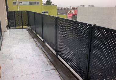 Alimínium korlát Bécs