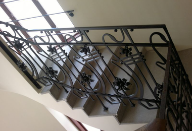 Kovácsoltvas korlát