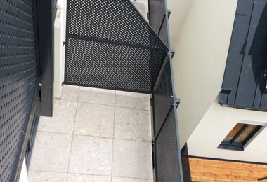 Alimínium korlát Bécs