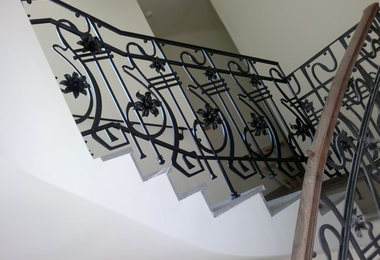 Kovácsoltvas korlát