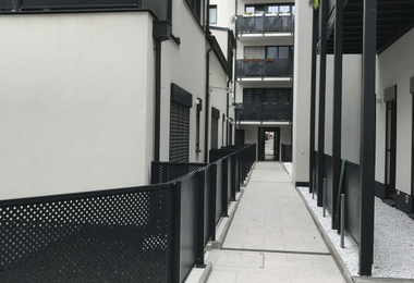 Alimínium korlát Bécs