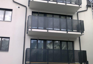 Alimínium korlát Bécs