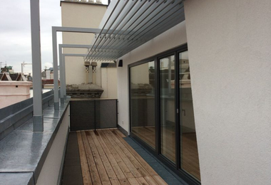 Alimínium korlát Bécs