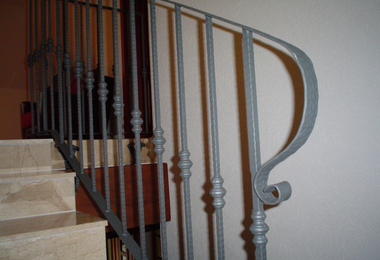 Kovácsoltvas korlát