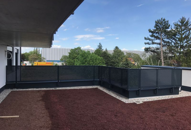 Alimínium korlát Bécs