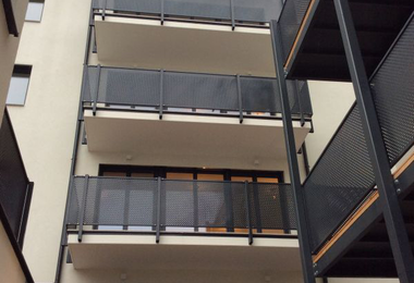 Alimínium korlát Bécs