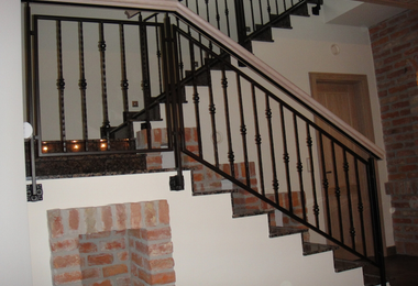 Kovácsoltvas korlát