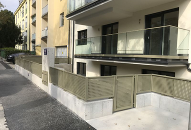 Alimínium korlát Bécs